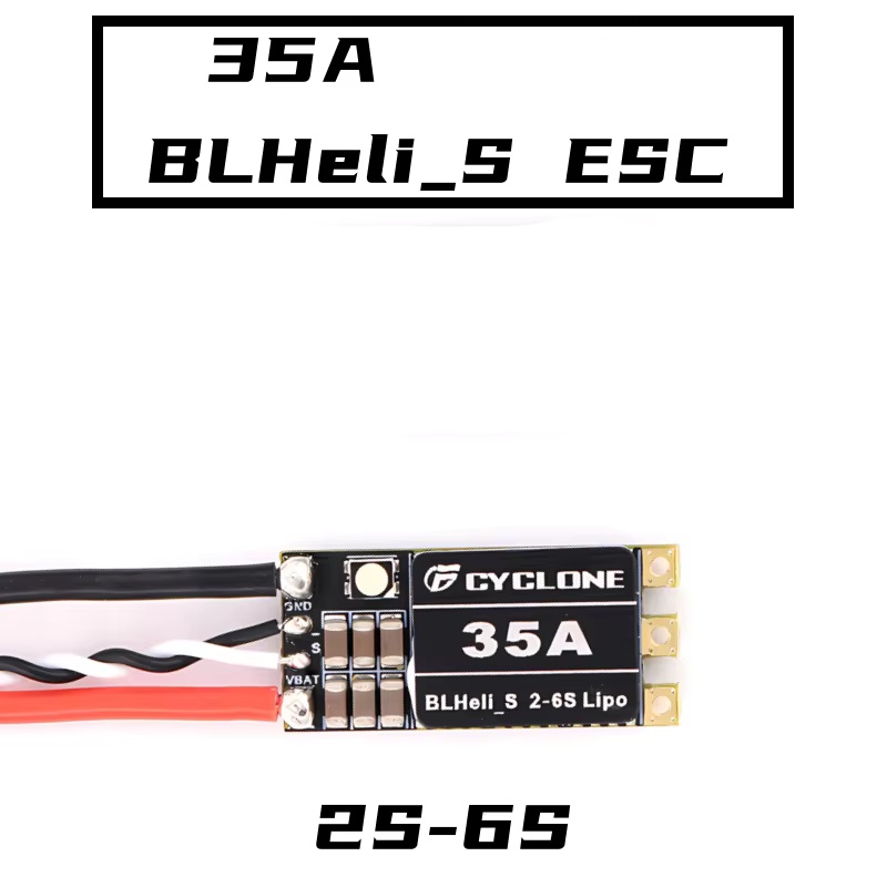 Fpv Drone Quadcopter - Cyclone 35A BLHeli_S ESC - Soporte
