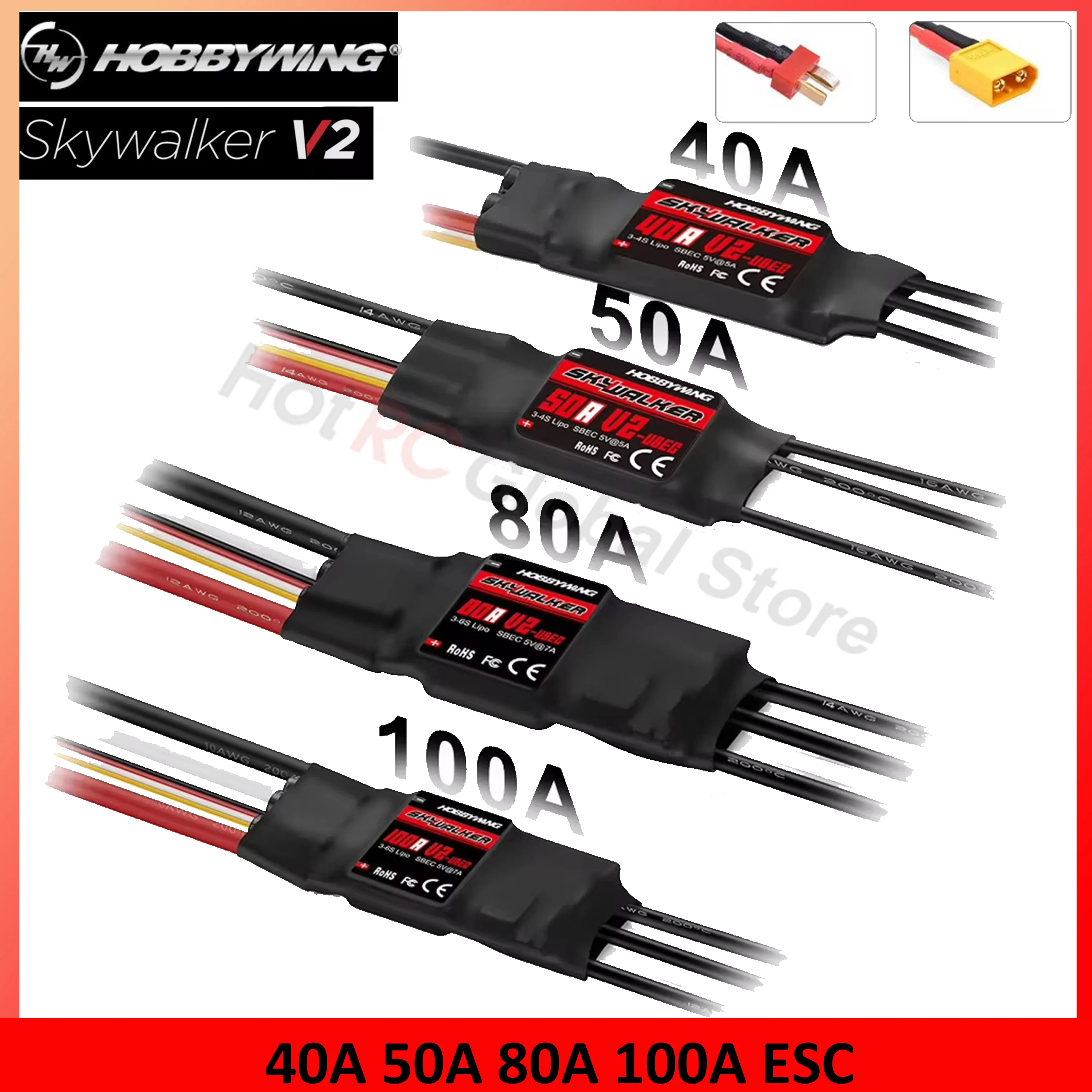 Fpv Drone Esc - HOBBYWING Skywalker-CONTROLADOR DE VELOCIDAD ESC sin