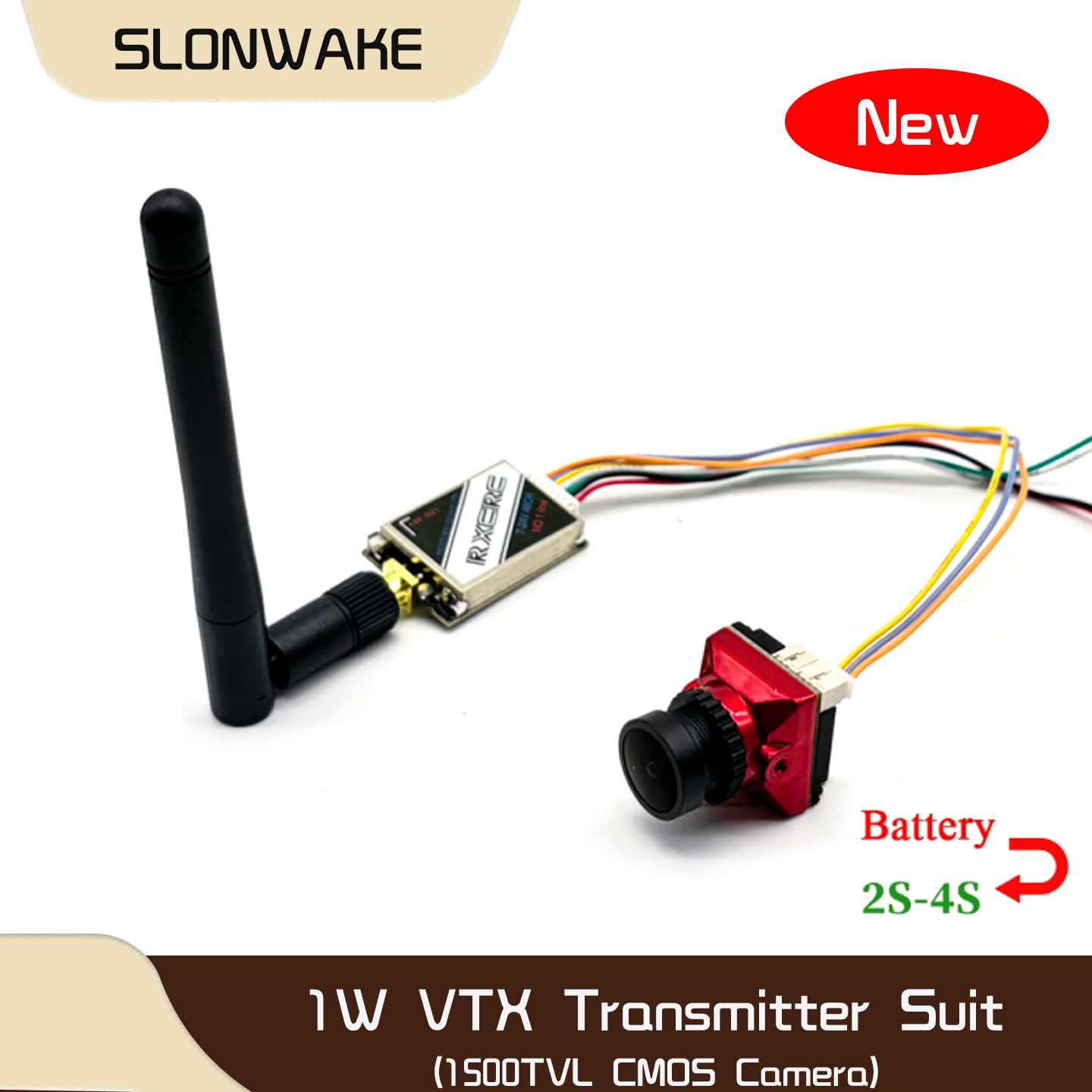 Fpv Drone Frame - Transmisor de Video Ajustable SLONWAKE 5.8G