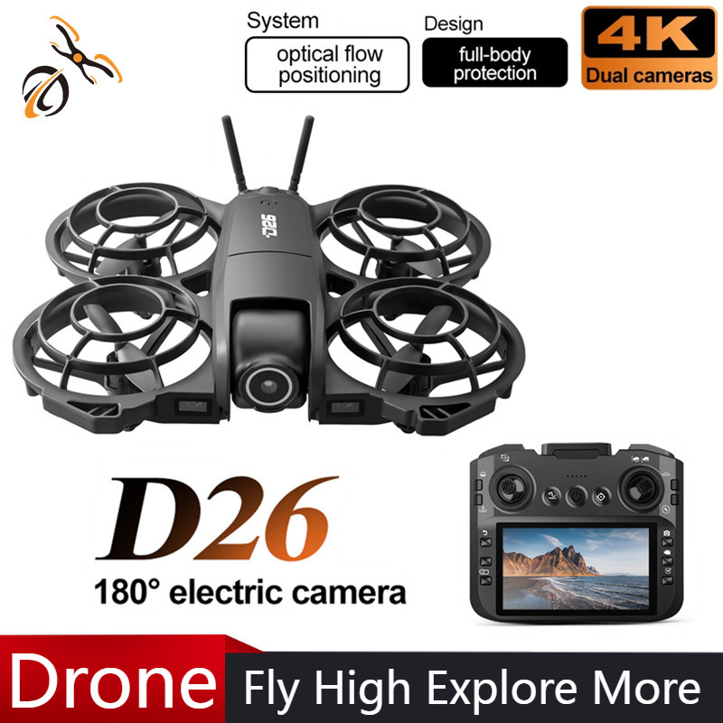 Fpv Drone Charger - Dron D26 4K Aéreo HD 180