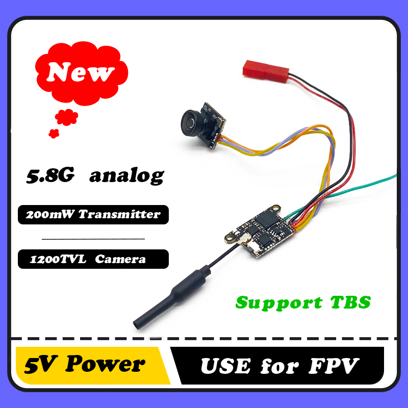 Fpv Drone Frame - SLONWAKE 5,8G 1200TVL cámara FPV VTX