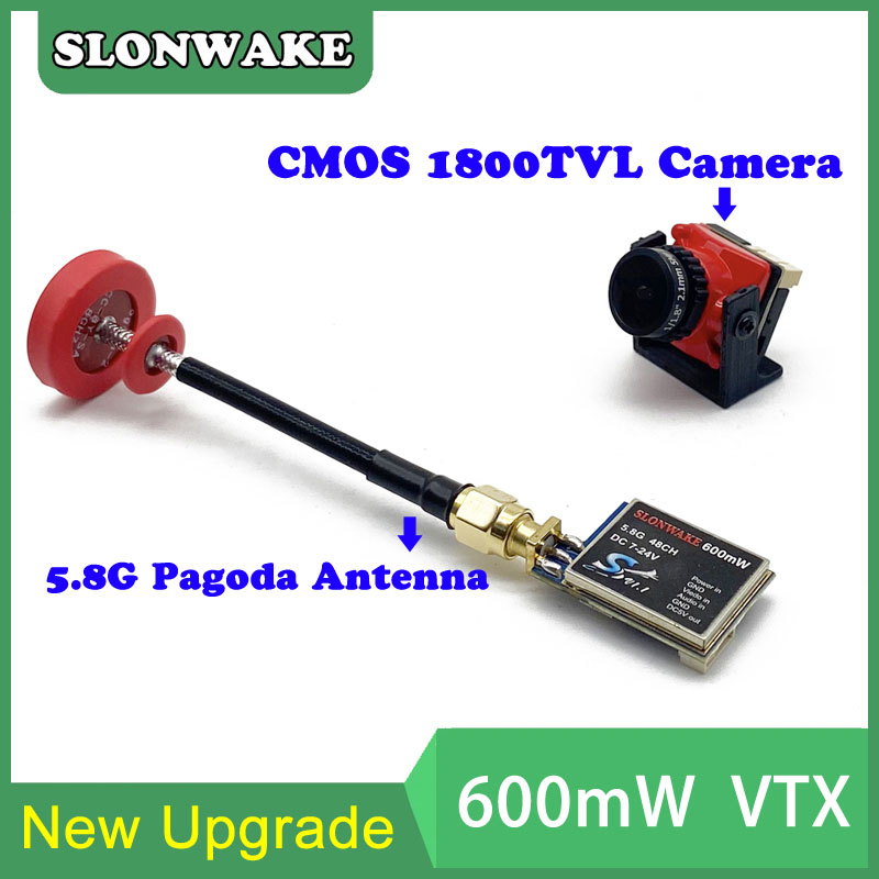 5,8G 48CH 600mW VTX-CAM ajusta - Fpv Drone Receiver reseña y precio