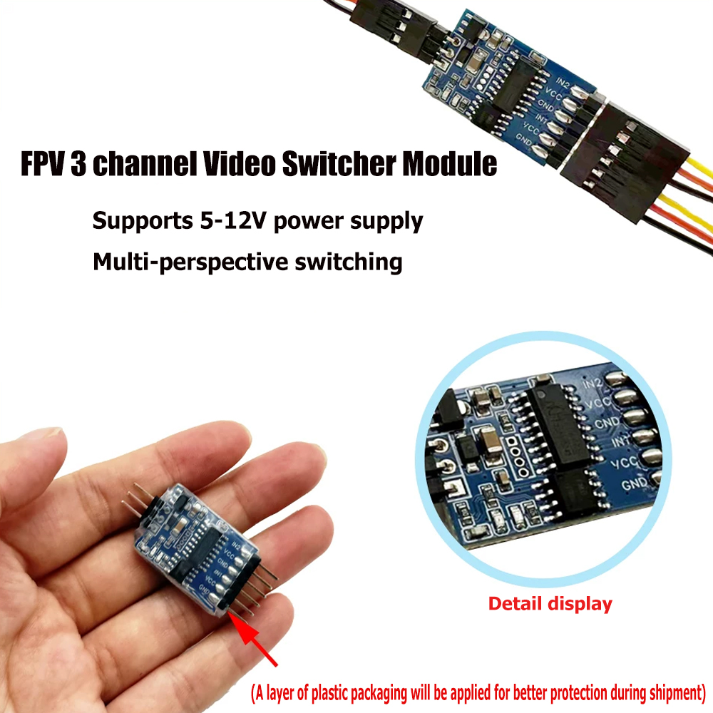 Módulo de conmutador de vídeo  - Fpv Drone Receiver reseña y precio