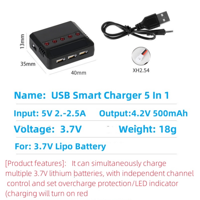 Syma X5HW X5HC X5C X5SW 3,7 V  - Fpv Drone Charger reseña y precio
