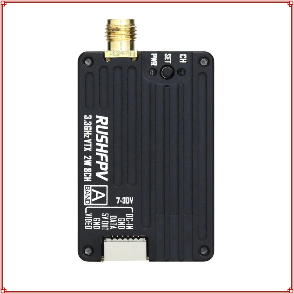 Nuevo Transmisor RUSHFPV 3.3G  - Fpv Drone Receiver reseña y precio