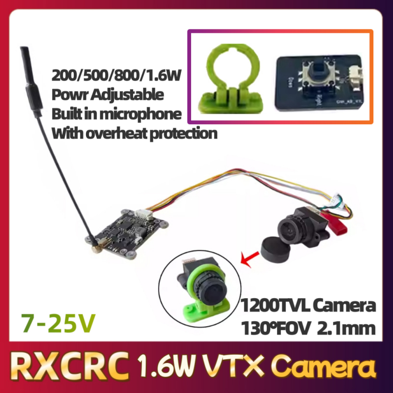 Módulo RXCRC 5.8G 48CH 1.6W VT - Fpv Drone Receiver reseña y precio