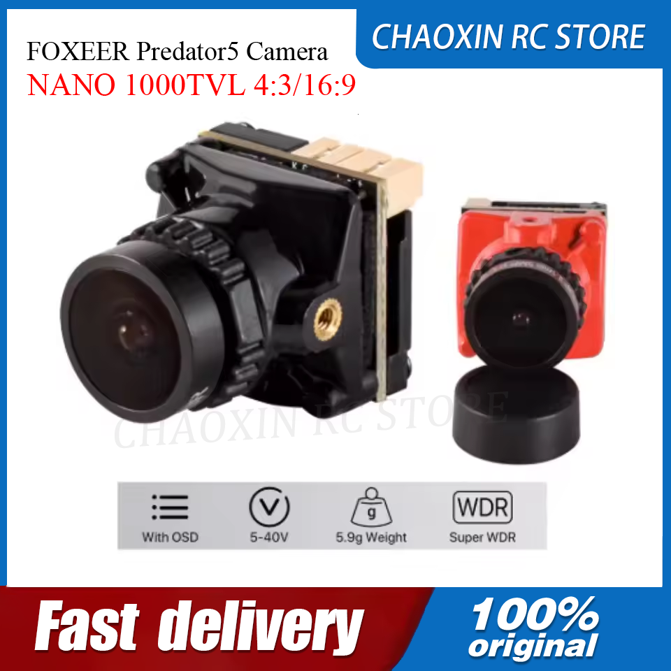 Cámara FOXEER Predator5 NANO 1 - Fpv Drone Camera reseña y precio