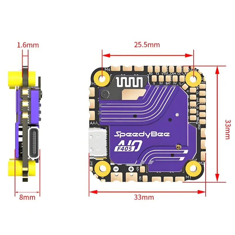 Controlador de Vuelo SpeedyBee - Fpv Drone Quadcopter reseña y precio