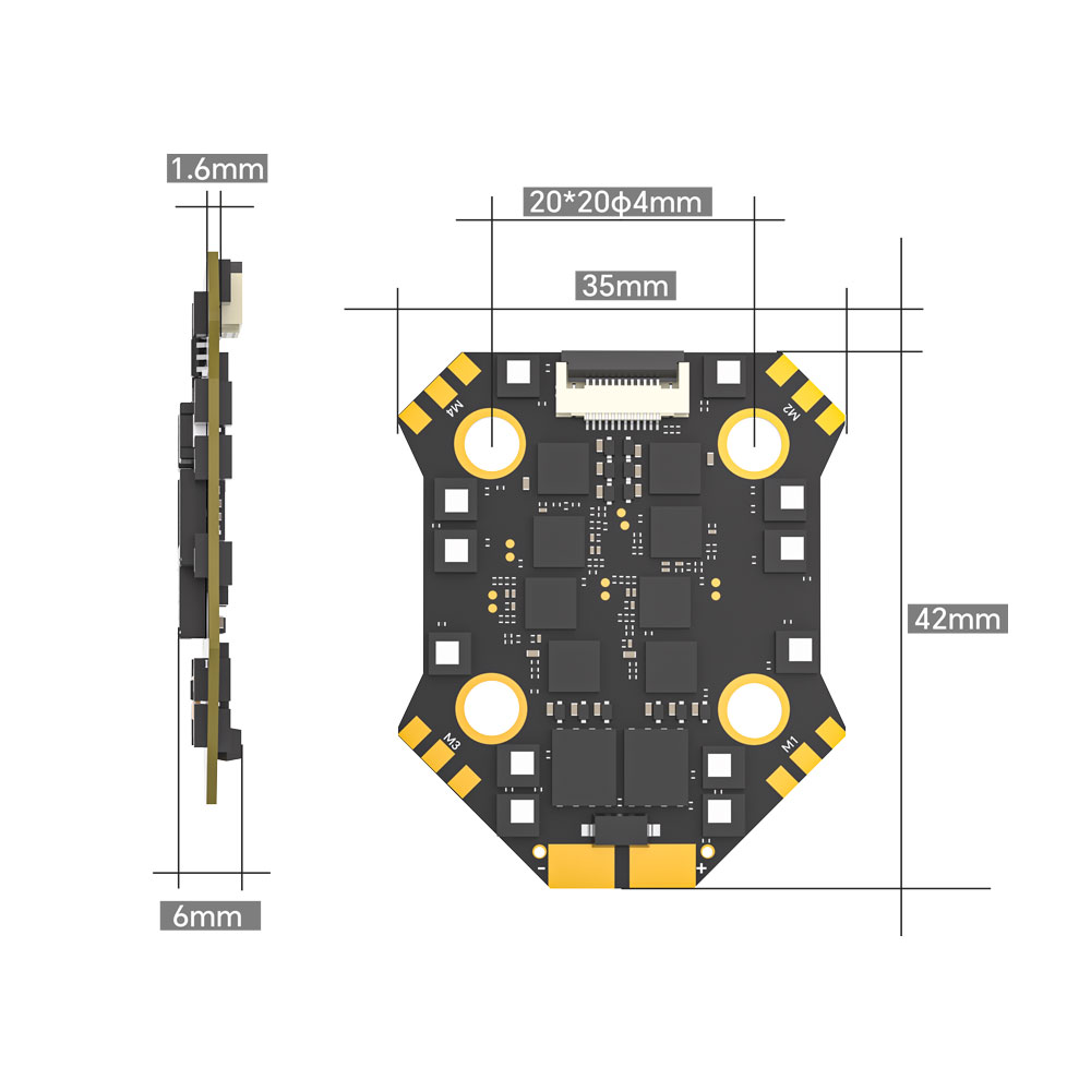Controlador de vuelo iFlight B - Fpv Drone Flight Controller reseña y precio