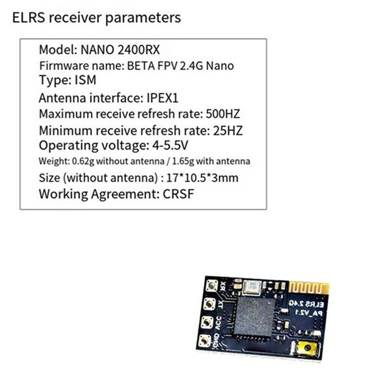 CYGJ-10PCS Receptor ELRS 2.4Gh - Fpv Drone Antenna reseña y precio