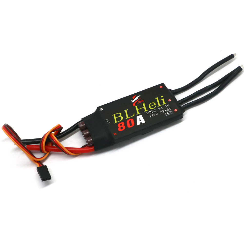 BLHeli sin escobillas ESC 80A  - Fpv Drone Receiver reseña y precio